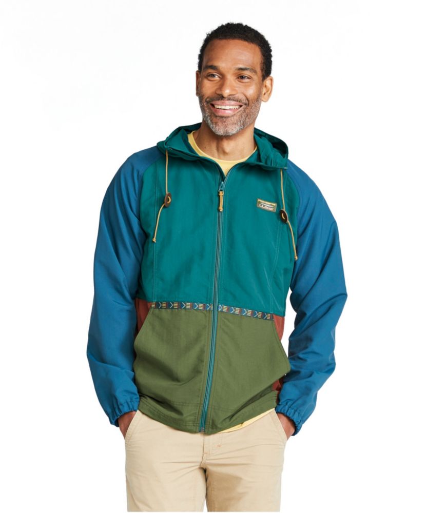 Men's Mountain Classic Jacket, Multi Color, Carbon Navy/Deep Green, small image number 2