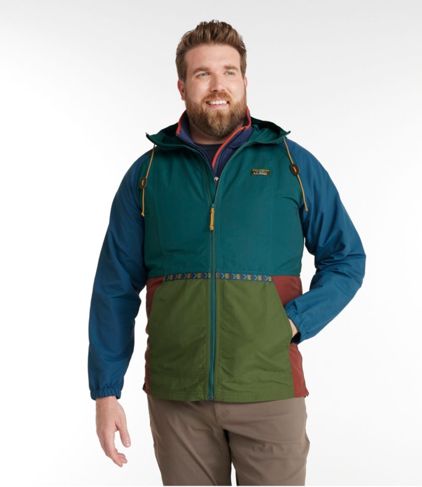 Men's Mountain Classic Jacket, Multi Color, Carbon Navy/Deep Green, small image number 5