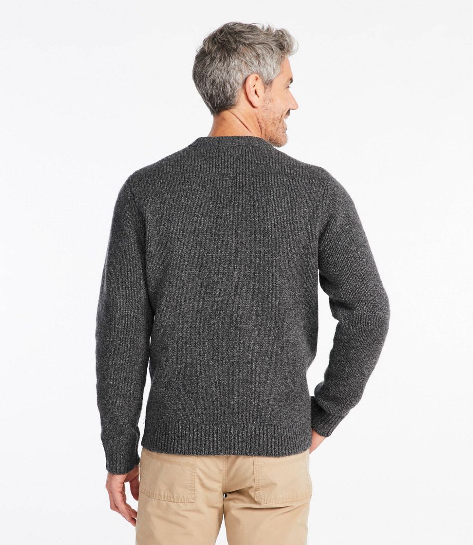 Men's Bean's Classic Ragg Wool Sweater, Crewneck Regular