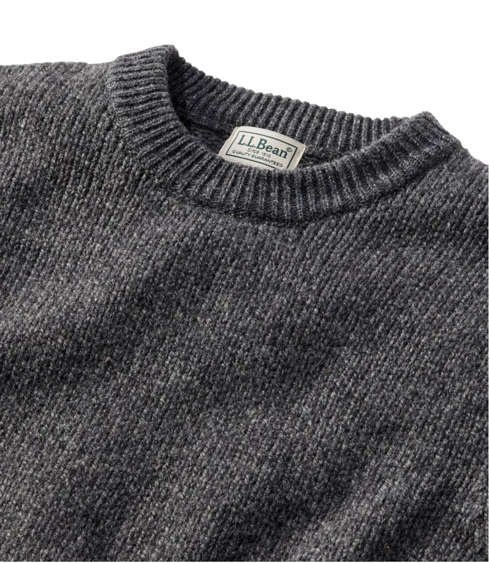 Men's Bean's Classic Ragg Wool Sweater, Crewneck | Sweaters at L.L.Bean