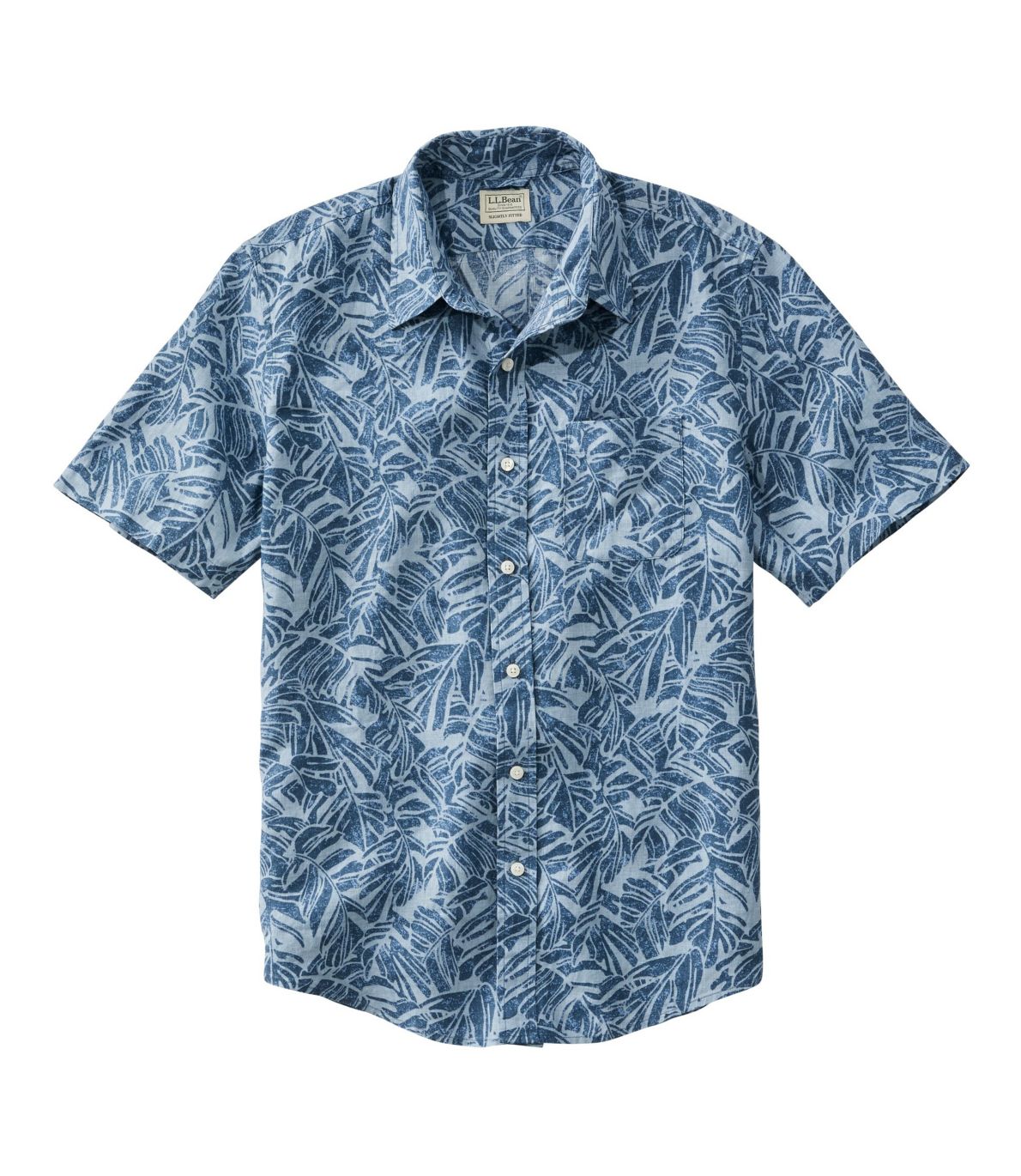 Men's L.L.Bean Linen Shirt, ShortSleeve, Print at L.L. Bean