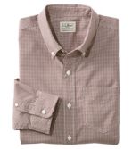 Men's Comfort Stretch Poplin Shirt, Long-Sleeve, Plaid, Slightly Fitted