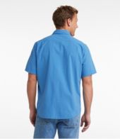 Men's Organic Cotton Seersucker Shirt, Short-Sleeve, Slightly Fitted, Plaid | Casual Button-Down Shirts at L.L.Bean Men's Organic Cotton Seersucker Shirt, Short-Sleeve, Slightly Fitted, Plaid | Casual Button-Down Shirts at L.L.Bean