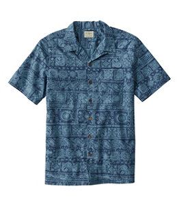 Men's Tropics Shirt Short Sleeve, Slightly Fitted Print, Regular