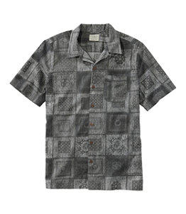 Men's Tropics Shirt Short Sleeve, Slightly Fitted Print, Regular