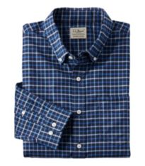 人文 LLbeam slightly fitted Men's Comfort Stretch® Oxford, Slightly Fitted Untucked Fit