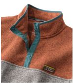 Men's L.L.Bean Sweater Fleece Pullover, Colorblock