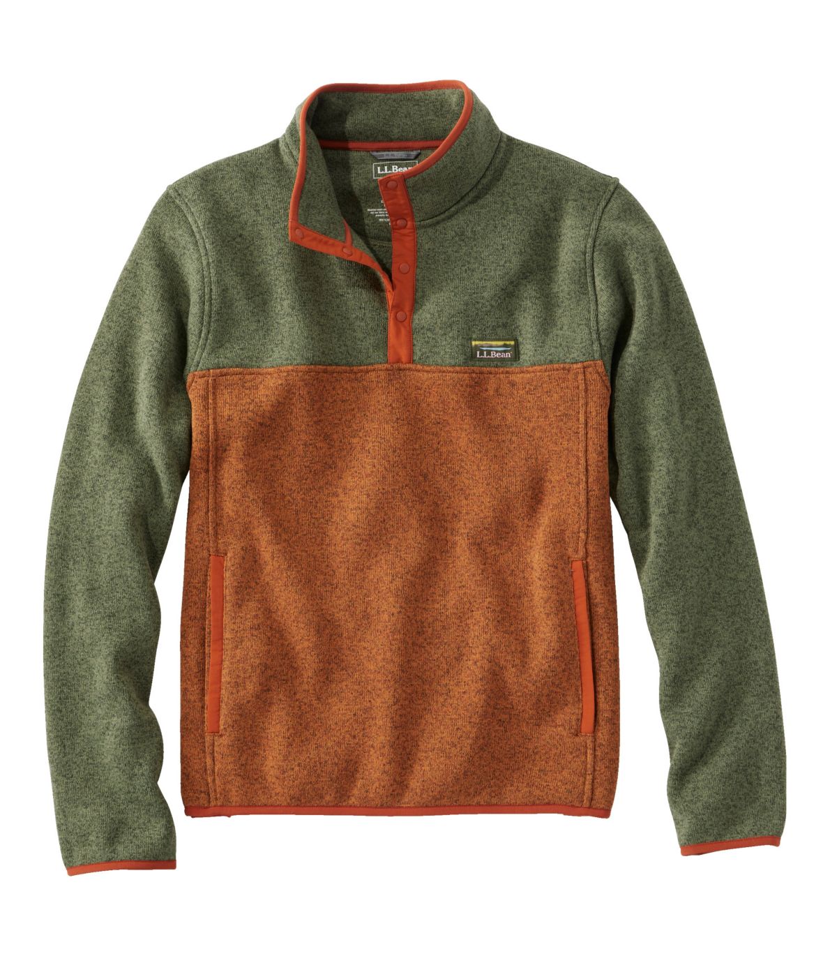 Men's L.L.Bean Sweater Fleece Pullover, Colorblock at L.L. Bean