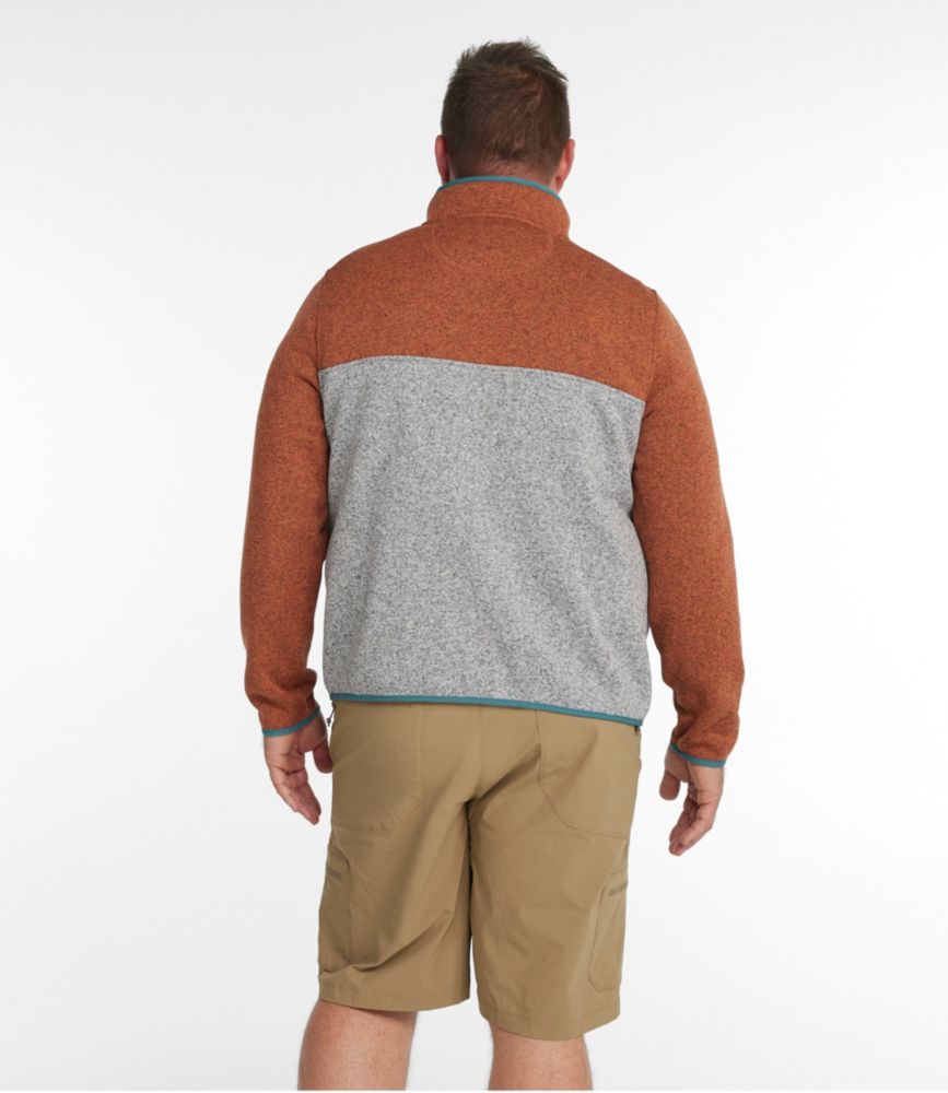 Men's L.L.Bean Sweater Fleece Pullover, Colorblock Fleece at L.L.Bean