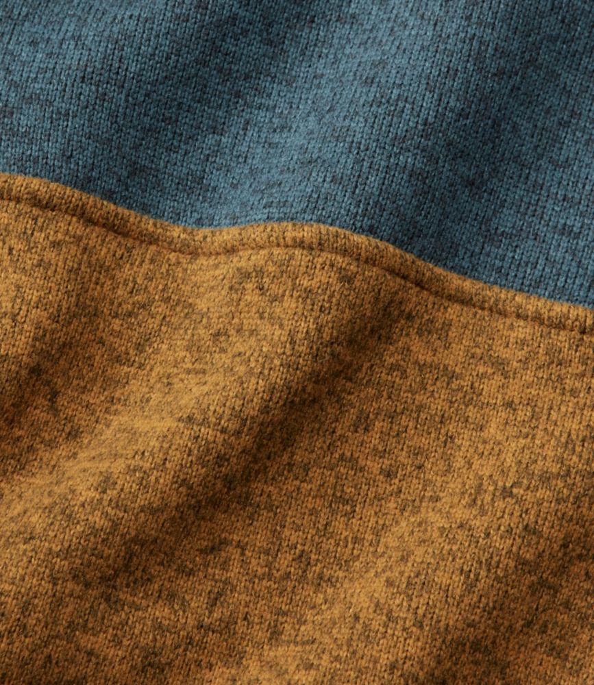 Men's L.L.Bean Sweater Fleece Pullover, Colorblock