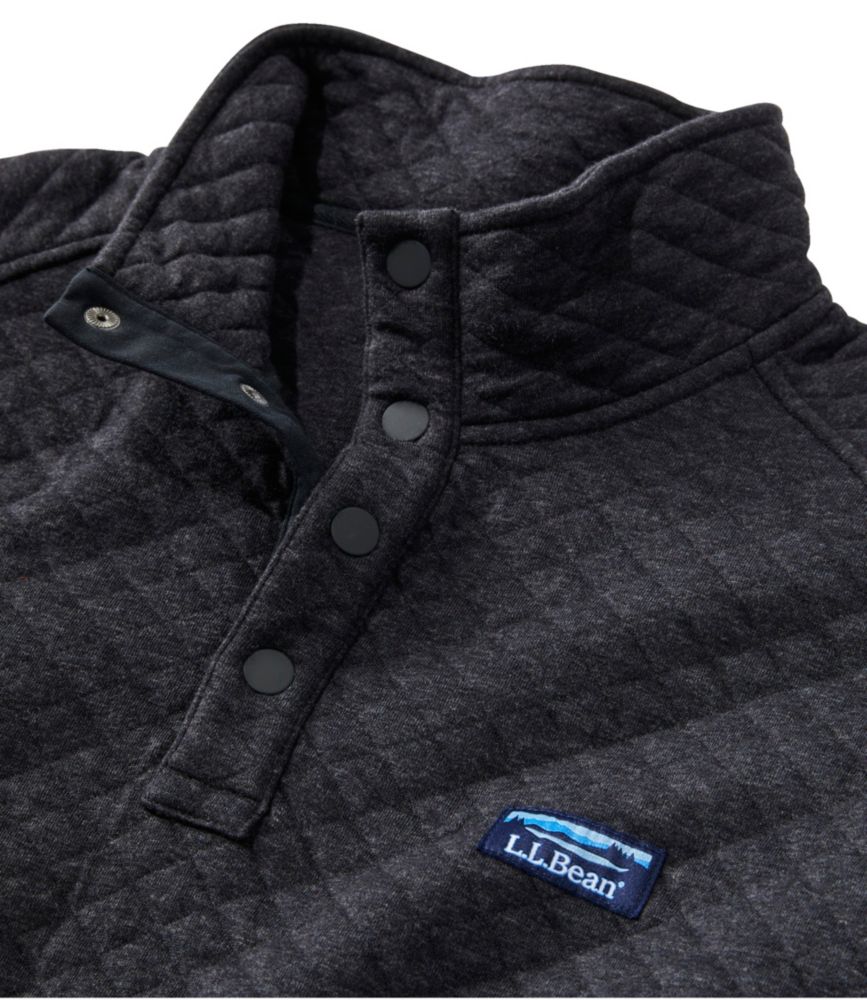 Men's Quilted Sweatshirt Pullover, Classic Navy, small image number 5