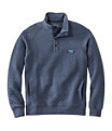 Men's Quilted Sweatshirt Pullover, Indigo Heather, small image number 0
