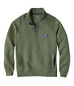 Men's Quilted Sweatshirt Pullover, Thyme Heather, small image number 0
