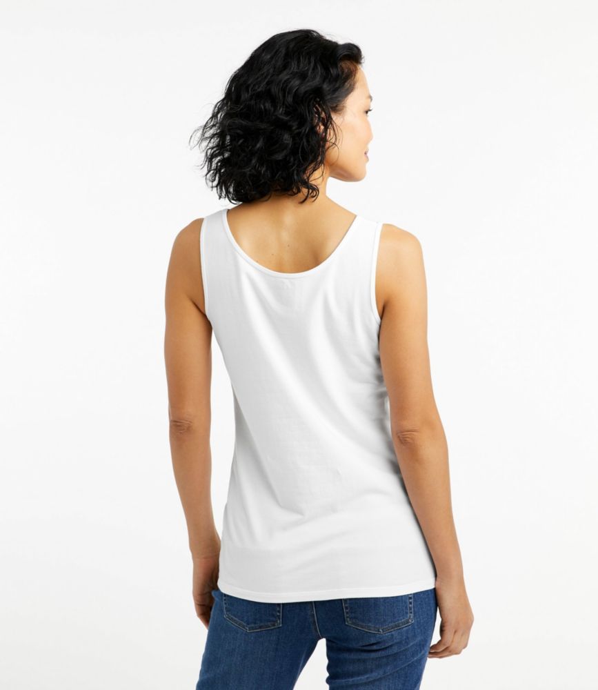 Women's Bean's Layering Tank, Classic Navy, small image number 3