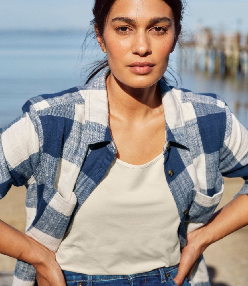 Women's Bean's Layering Tank, Classic Navy, small image number 5