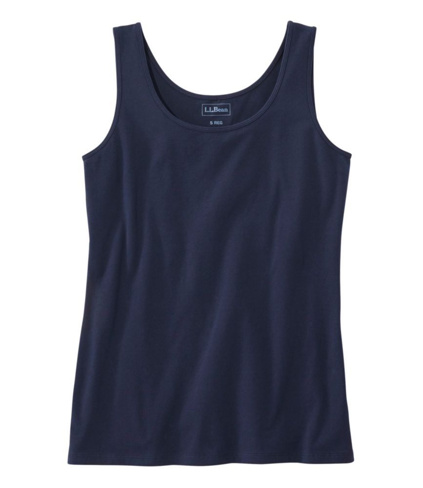 Women's Bean's Layering Tank, Classic Navy, small image number 1