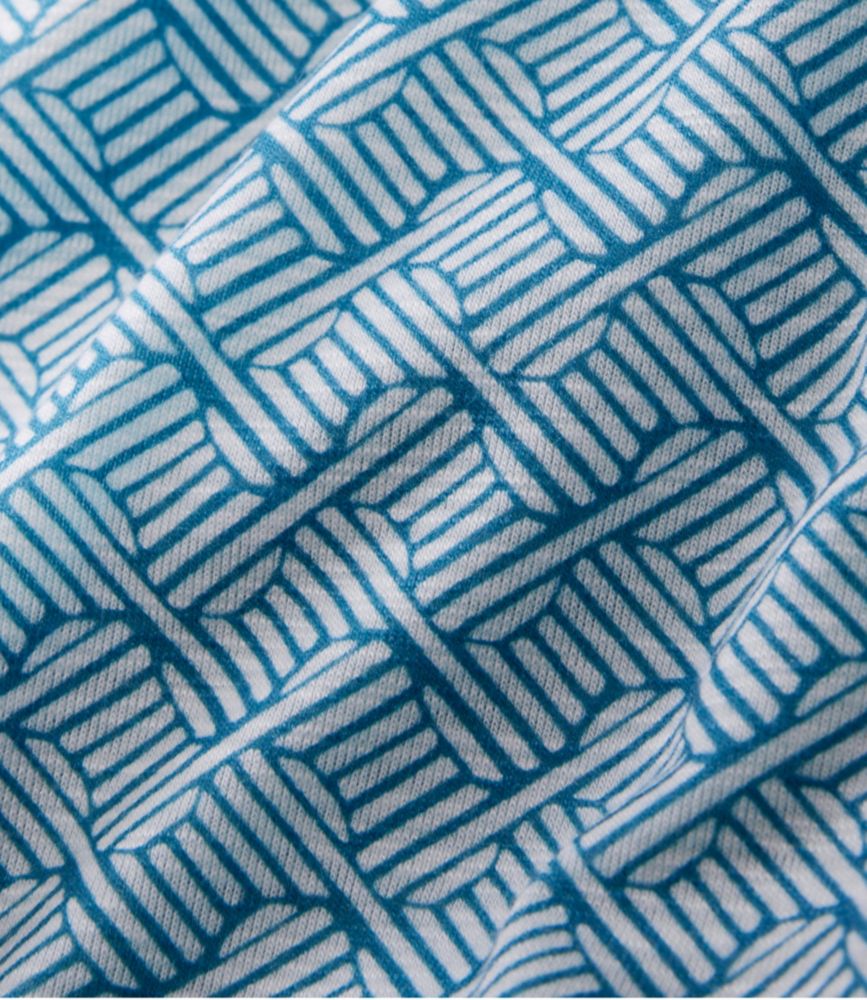 Women's Streamside Tee, Short-Sleeve Splitneck Print