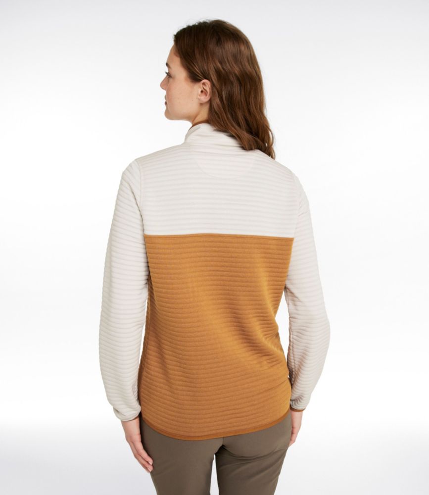 Women's Airlight Pullover, Colorblock, Adobe Rose Heather/Sea Green Heather, small image number 3