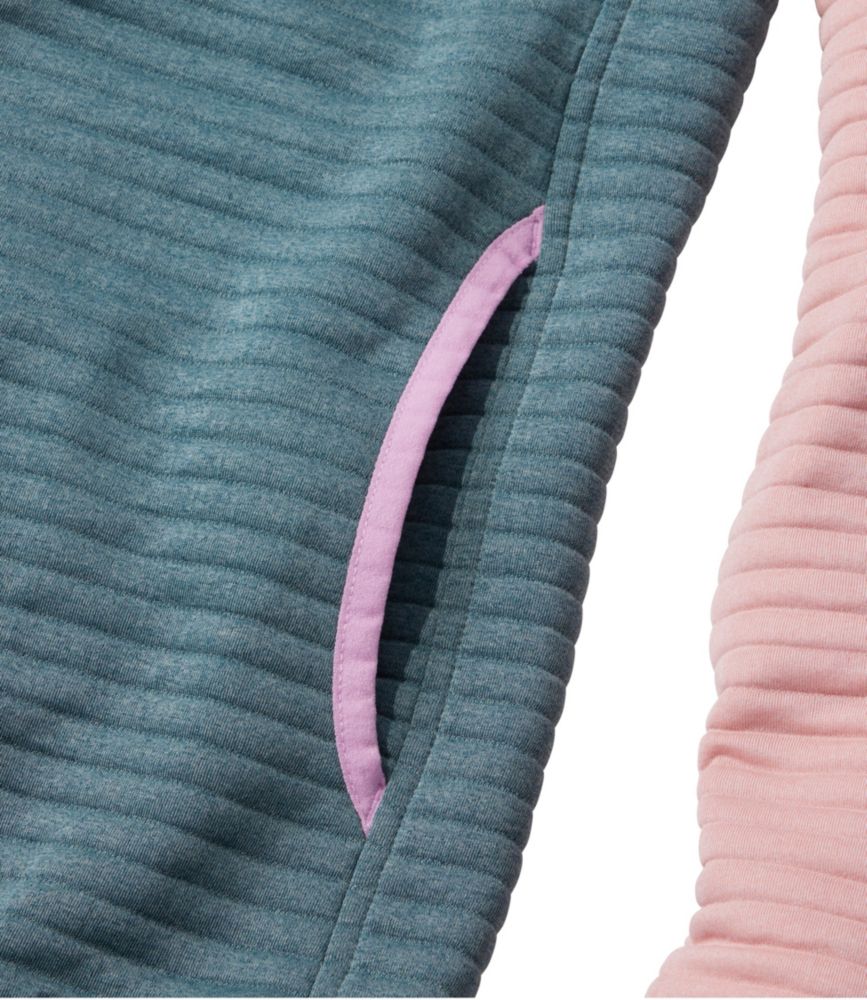Women's Airlight Pullover, Colorblock, Adobe Rose Heather/Sea Green Heather, small image number 5