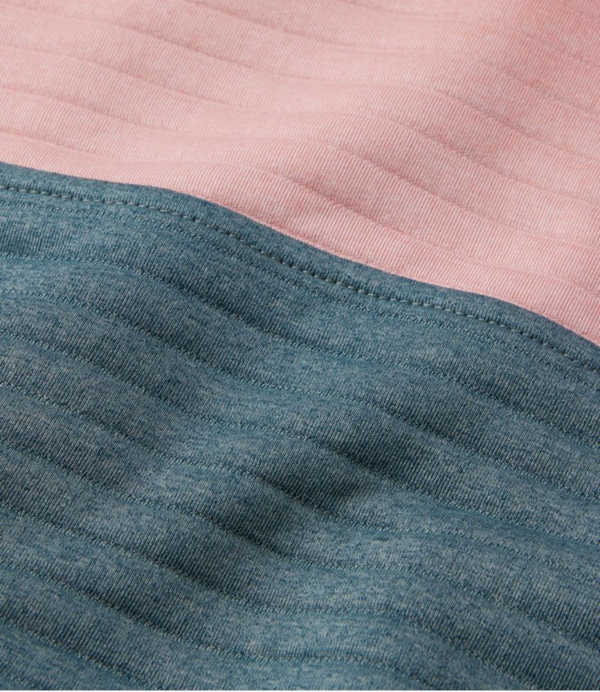 Women's Airlight Pullover, Colorblock, Adobe Rose Heather/Sea Green Heather, small image number 6