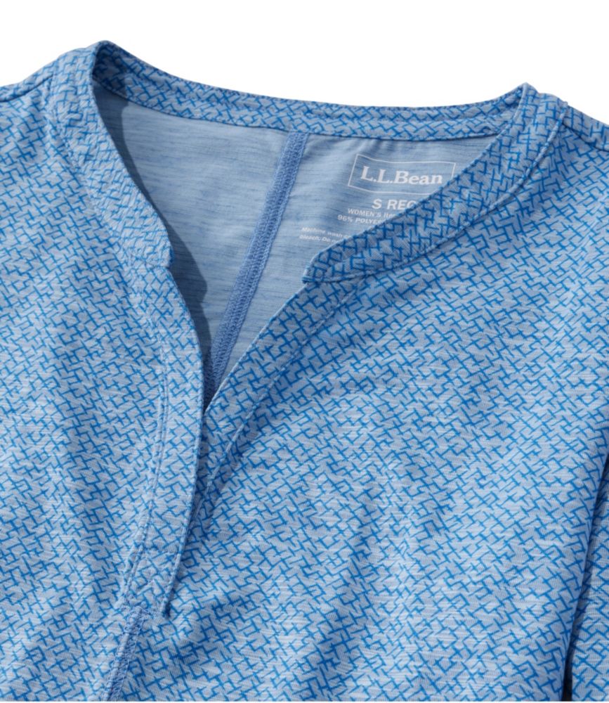 Women's Streamside Tee, Three-Quarter-Sleeve Splitneck, Print