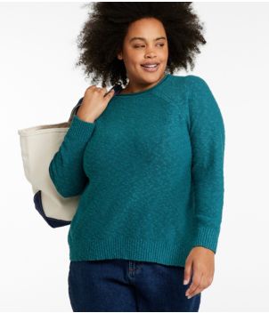 Women's Midweight Cotton Slub Rollneck Pullover