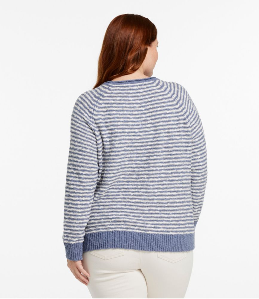 Women's Midweight Cotton Slub Rollneck Pullover Stripe