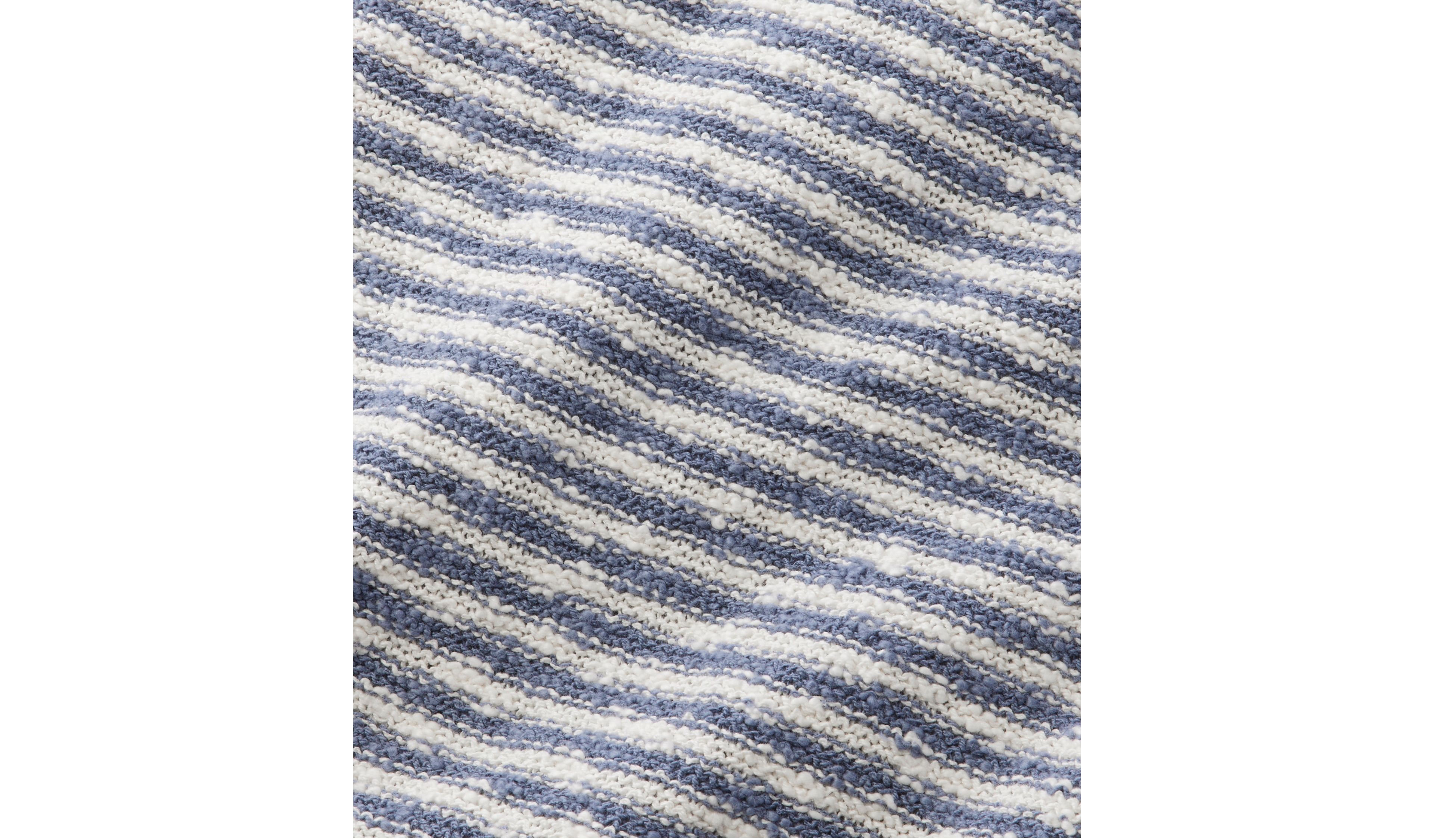 Women's Midweight Cotton Slub Rollneck Pullover Stripe
