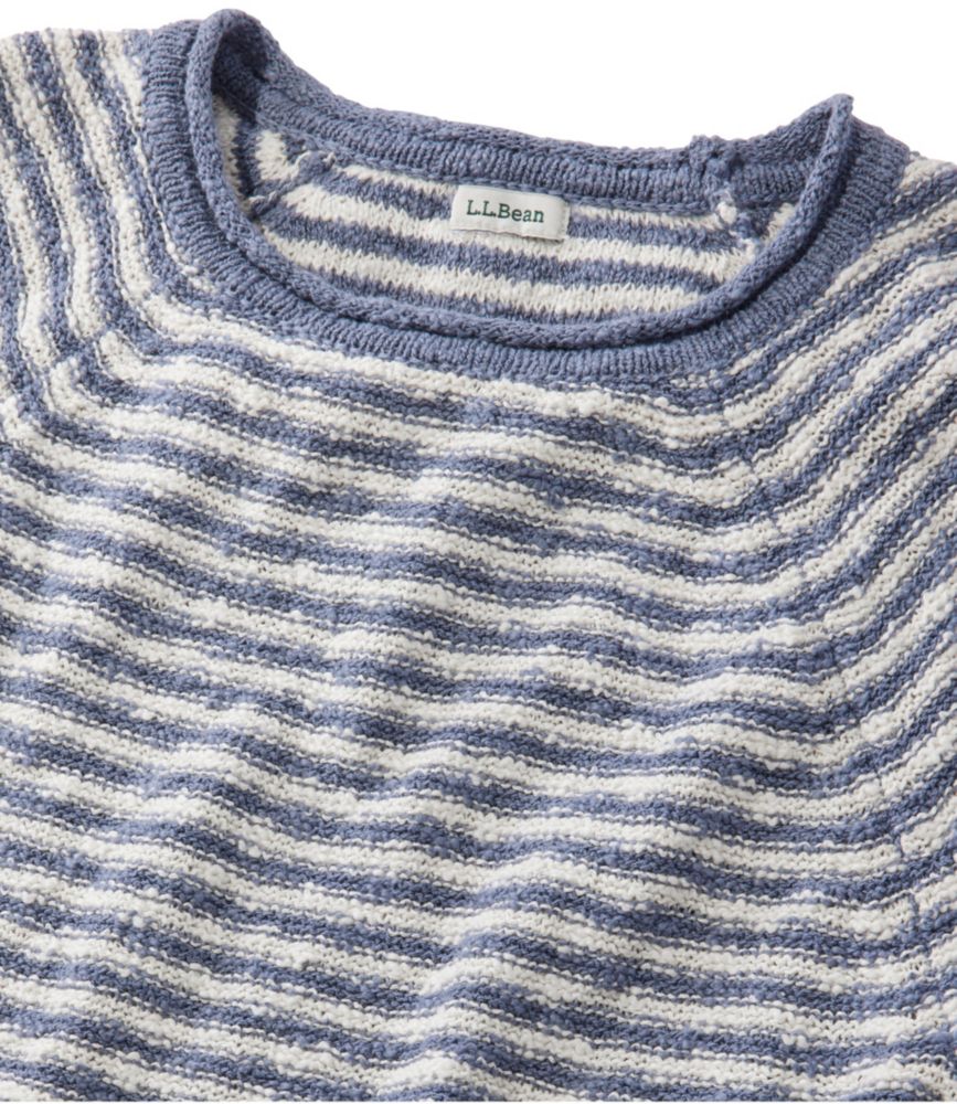 Women's Midweight Cotton Slub Rollneck Pullover Stripe | Sweaters at L.L.Bean