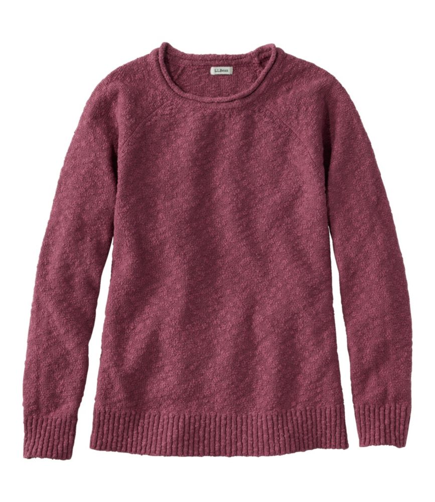 Women's Midweight Cotton Slub Rollneck Pullover
