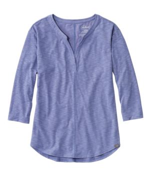 Women's Streamside Tee, Three-Quarter-Sleeve Splitneck