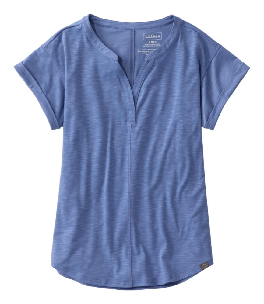 Women's Streamside Tee, Short-Sleeve Splitneck
