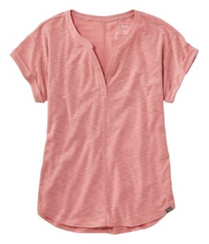 Women's Streamside Tee, Short-Sleeve Splitneck