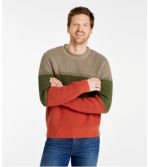 Men's Organic Cotton Rollneck Crew Sweater, Stripe