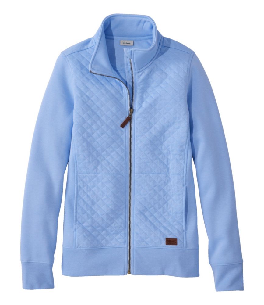 Women's Quilted Full-Zip Sweatshirt