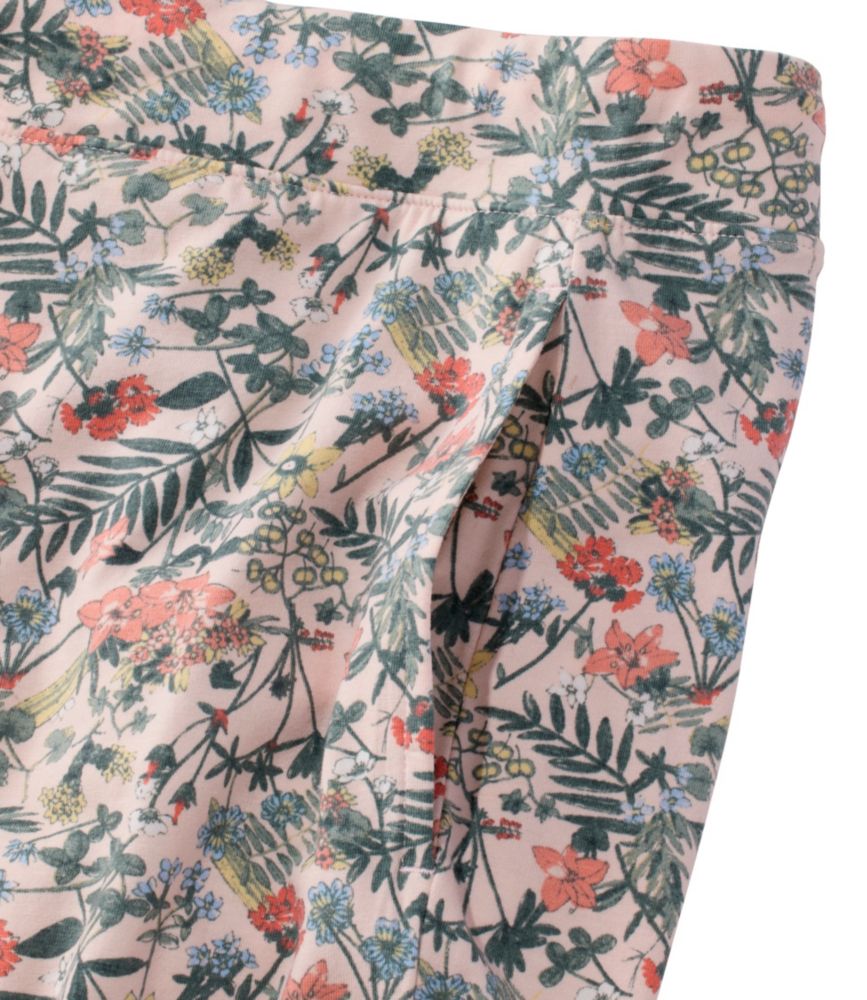 Women's Super-Soft Shrink-Free Pajama Set, Button-Front, Bone Stamped Leaf, small image number 5