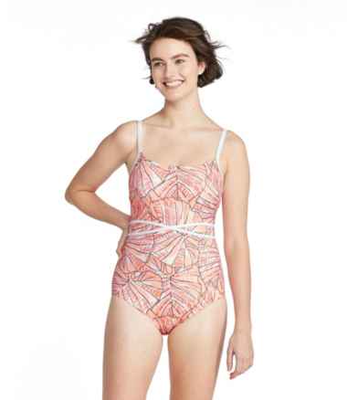 Women's Saltwater Essentials Swimwear, Scoopneck Tanksuit, Print