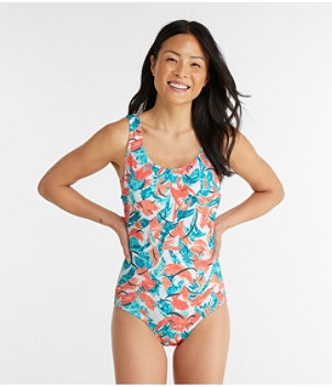 Women's BeanSport Swimwear, Scoopneck Tanksuit, Print