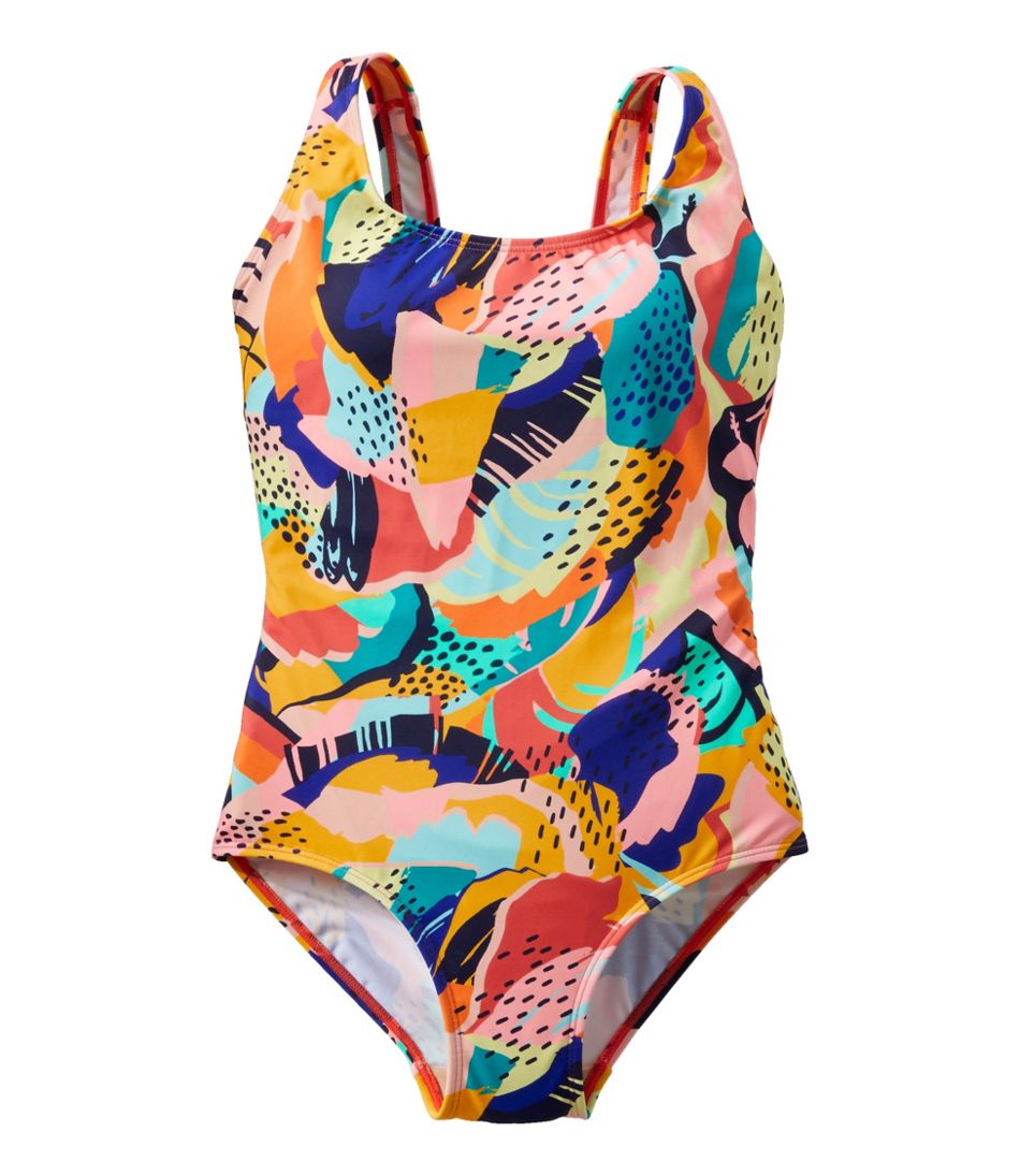 Women's BeanSport Swimwear, Scoopneck Tanksuit Print