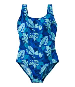 Women's BeanSport Swimwear, Scoopneck Tanksuit Print
