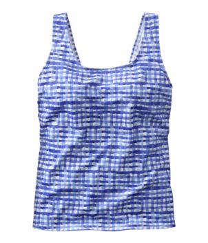 Women's BeanSport Swimwear, Scoopneck Tankini Top Print