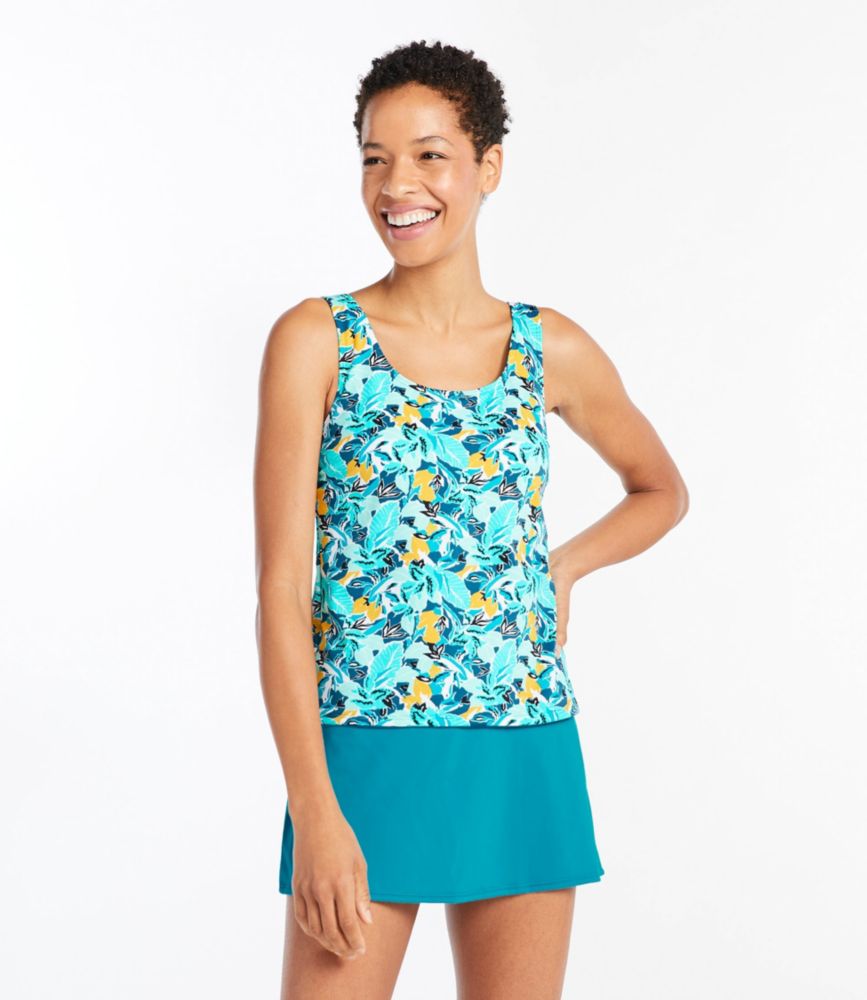 Women's BeanSport Swimwear, Scoopneck Tankini Top, Print Swimwear at