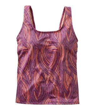 Women's BeanSport Swimwear, Scoopneck Tankini Top, Print