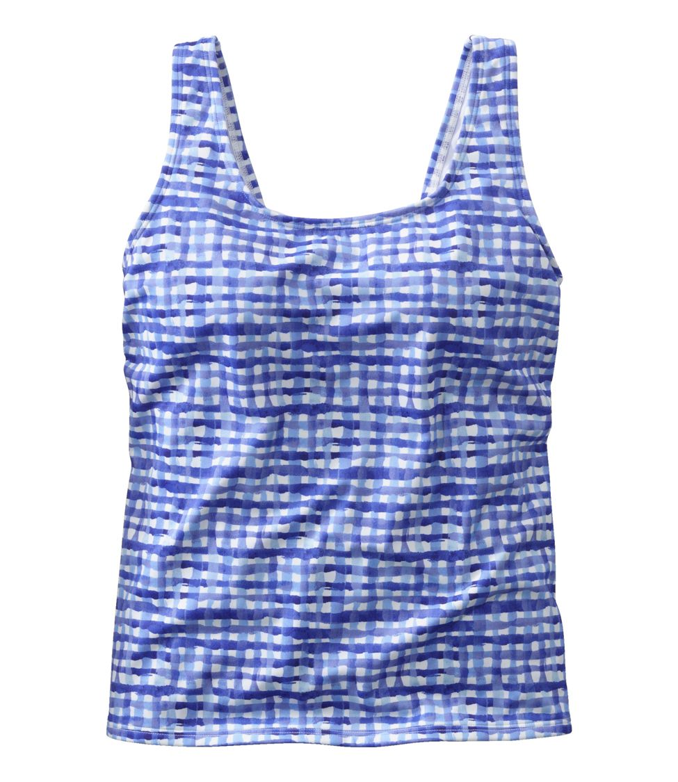 V Peplum Tankini Top - Cobalt Blue