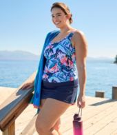 Women's Saltwater Essentials Swimwear, Scoopneck Tankini Top, Print