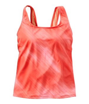 Women's BeanSport Swimwear, Scoopneck Tankini Top, Print