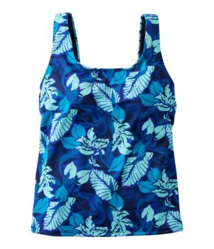 Women's BeanSport Swimwear, Scoopneck Tankini Top, Print