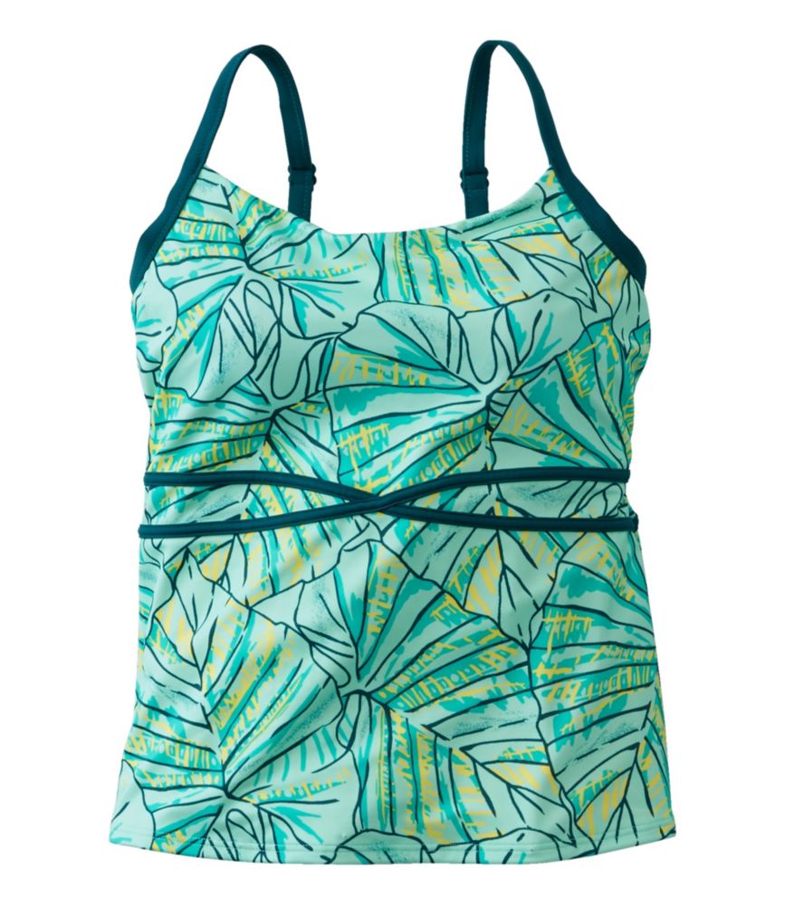 teal tankini top