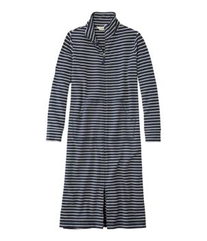 Women's Ultrasoft Sweatshirt Robe, Stripe