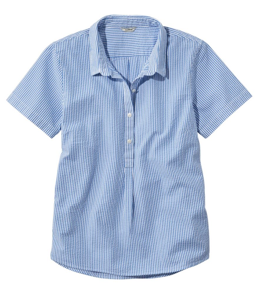 Women's Vacationland Seersucker Shirt